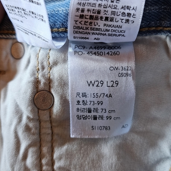 LEVI'S 501 '81 distressed in med-indigo - Picture 9 of 9